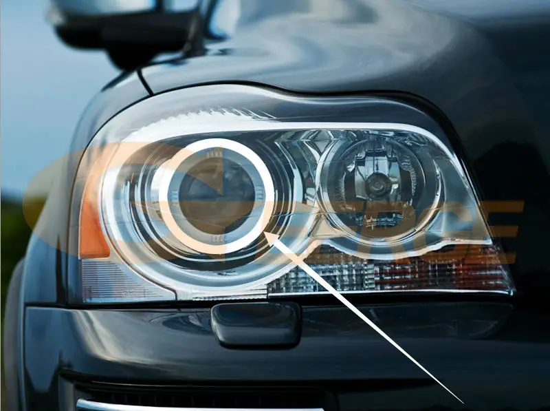 Для Volvo XC90 2010 2011 2012 2013 ксеноновая фара отличный RF Bluetooth контроллер многоцветный RGB комплект светодиодов «глаза ангела»