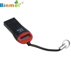 Binmer Mecall Новый высокоскоростной USB 2,0 Mini Micro SD T-Flash TF M2 Устройство для чтения карт памяти Rise