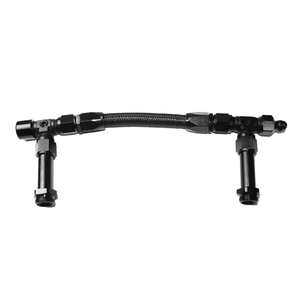 Плетеный карбюратор из нержавеющей стали двойной насос шланг для Holley Dominator