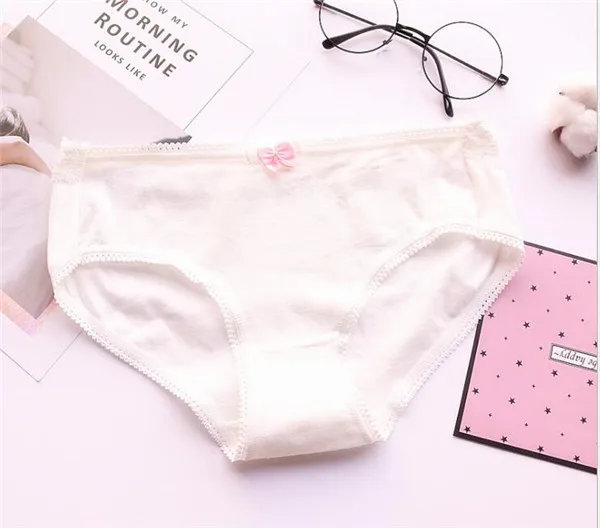 4 шт./лот детское хлопковое нижнее белье трусы для девочек однотонные Короткие с