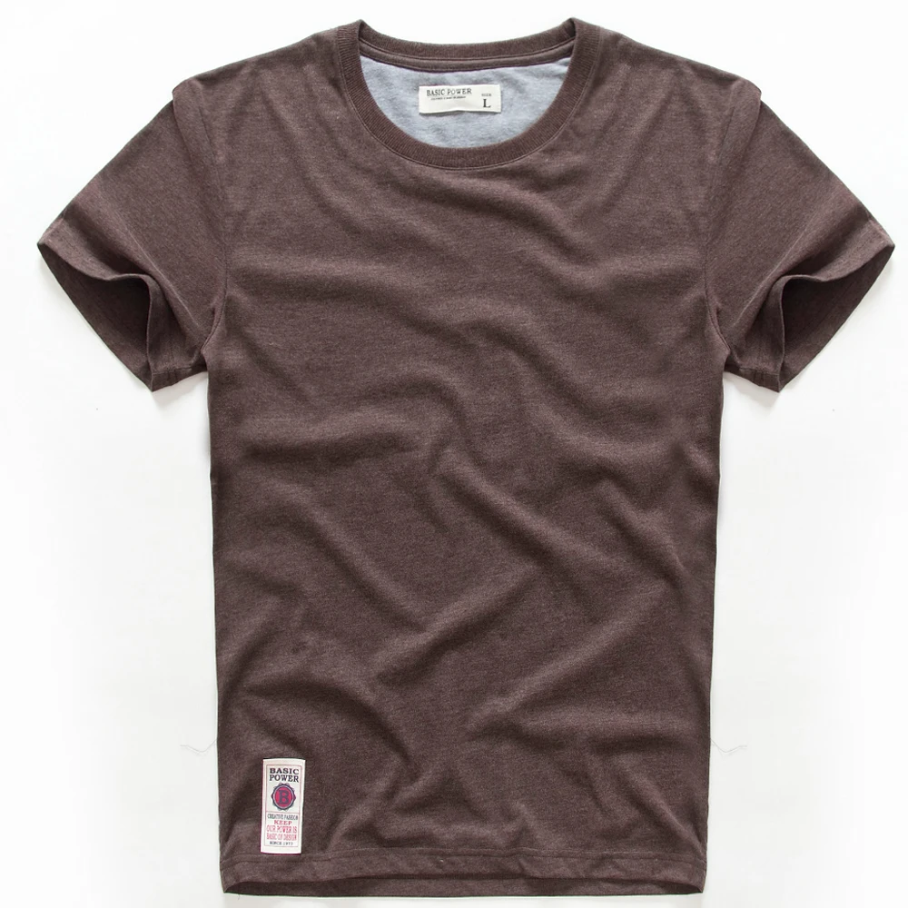 VOMINT новая мужская футболка с коротким рукавом хлопковая эластичная Мужская