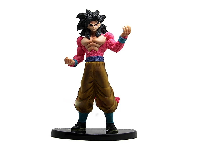 12 см Dragon Ball Z герои Супер Saiyan 4 Сон Гоку Figura con la Carta Collezione игрушка Modello Delle Ragazze деи
