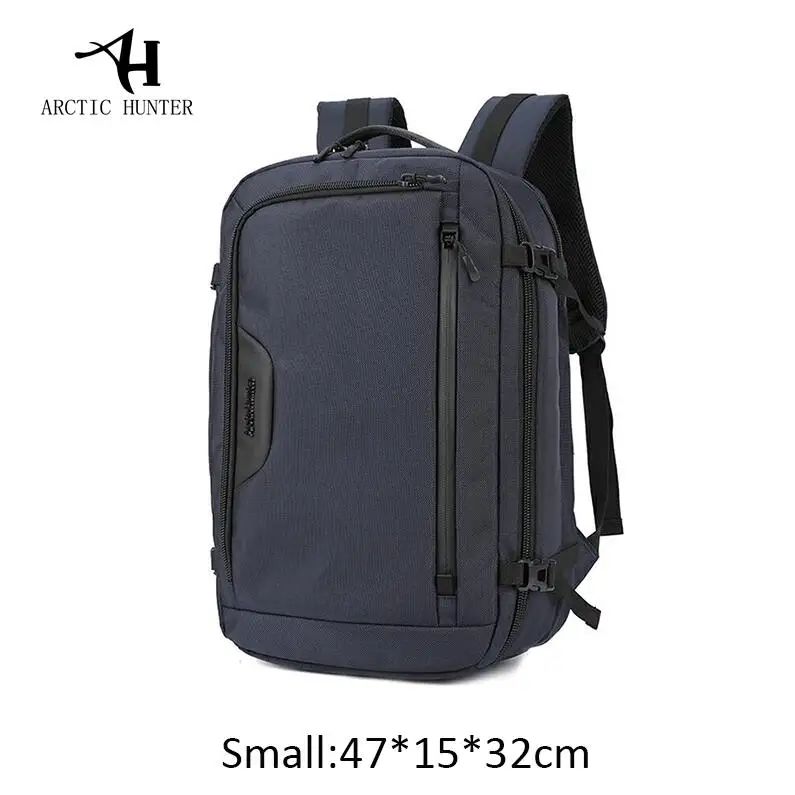 Blue small ARCTIC HUNTER, новинка, мужские рюкзаки, сумка, бренд, высокое качество, большая емкость, ноутбук, ноутбук, Mochila для мужчин, водонепроницаемый рюкзак, мужской - Цвет: Blue small