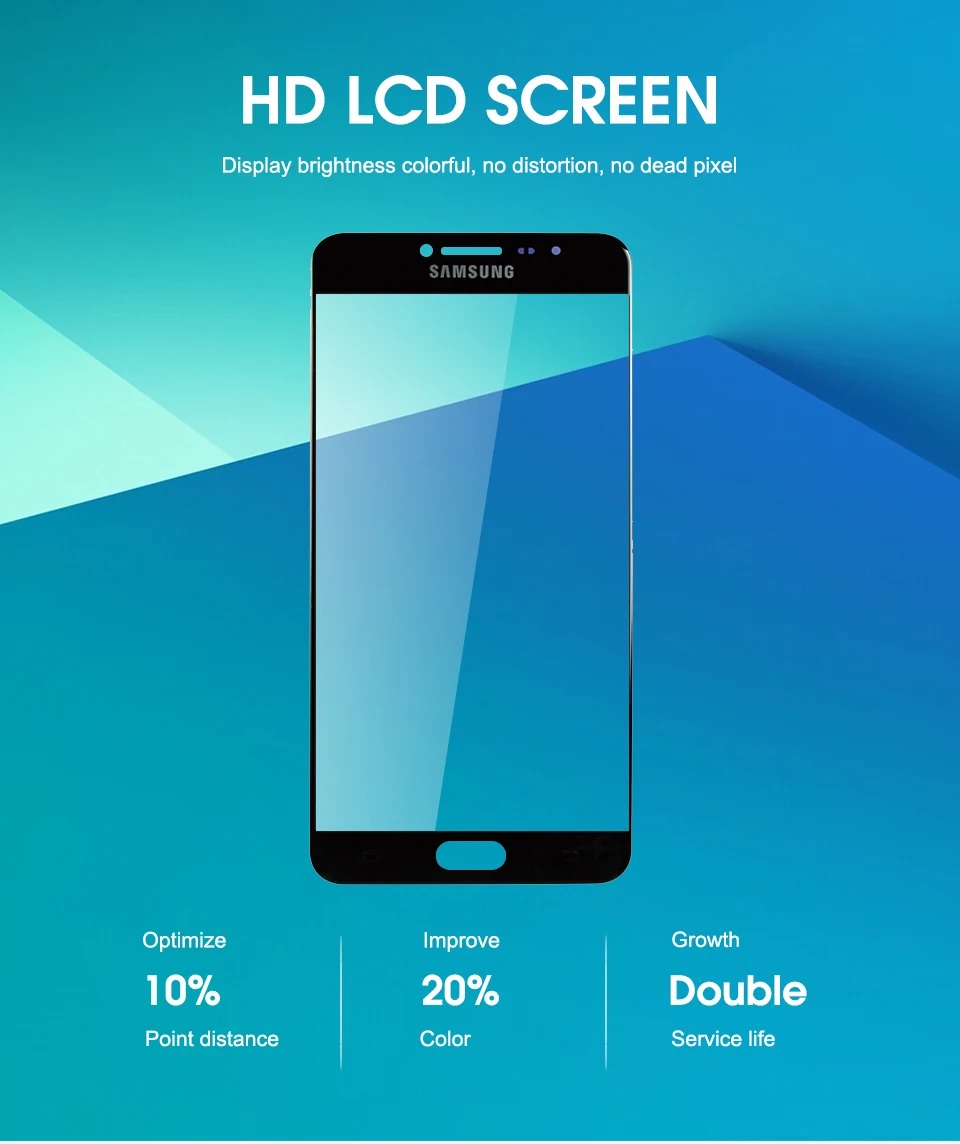 5," дисплей C7 lcd супер AMOLED ЖК-дисплей+ сенсорный экран для Samsung Galaxy C7 C7000 яркость экрана регулируемая