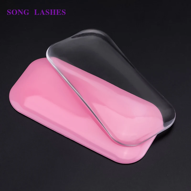SONG LASHES силиконовая ресница подставка для удлинения поддонов Подушечка для ресниц лоток держатель инструмент прозрачный держатель ресницы наклейка на лоб силикагель