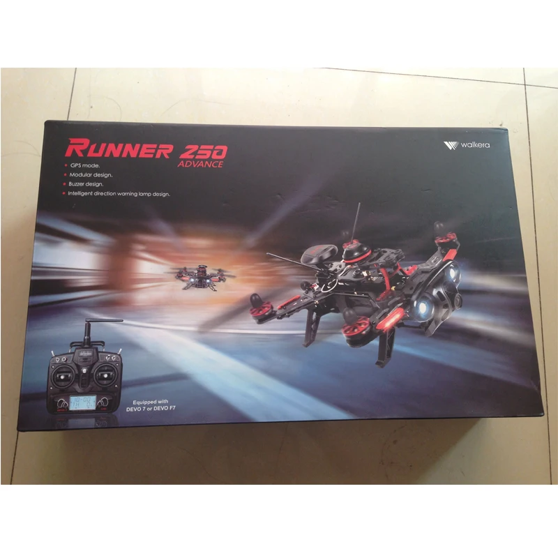 Walkera Runner 250 Advance с камерой 1080P GPS система Racer RC Дрон Квадрокоптер RTF DEVO 7/OSD/камерой|drone