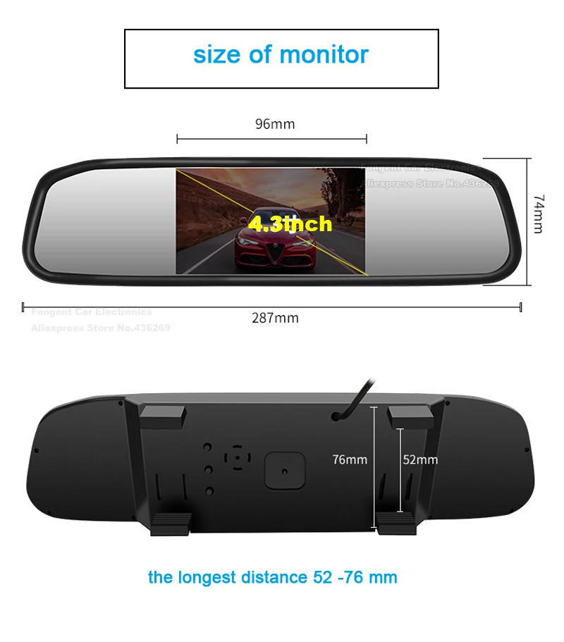 Для hyundai Azera Santa Fe IX45 2002 2003 2004 2005 2006 2007 2008 2009 2010 2011 2012 парковки задним ходом беспроводной монитор для камеры