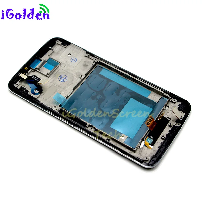 Для LG G2 LCD D802 D805 D800 D803 ЖК-экран с сенсорным экраном дигитайзер и рамка в сборе