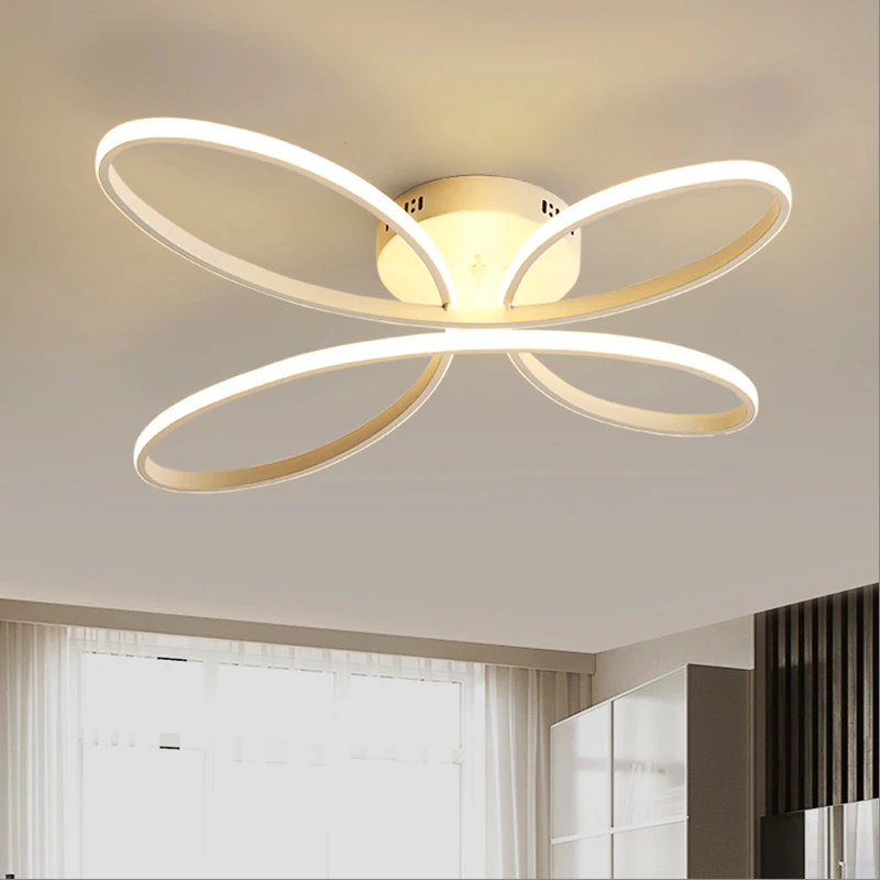 Светодиодная люстра акриловая алюминиевая для спальни гостиной|led modern chandelier|led