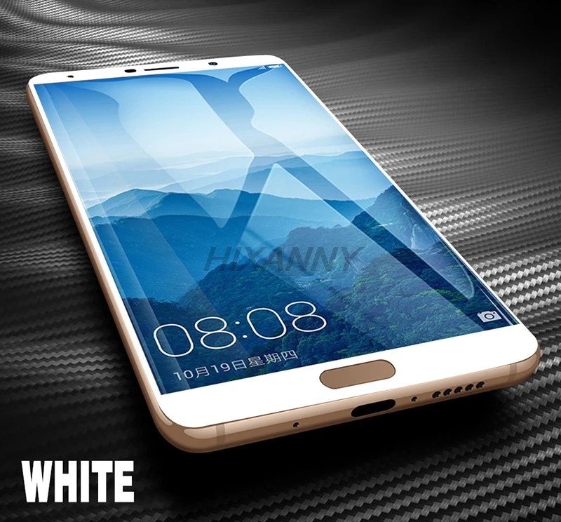 Закаленное Стекло для huawei Коврики 10 Lite полное покрытие 5D изогнутый край Экран