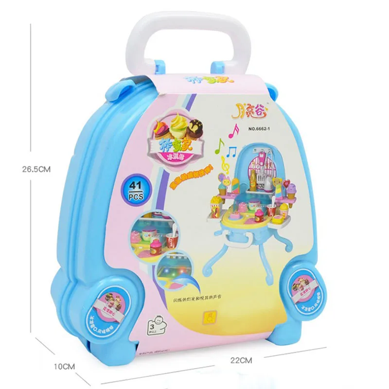 Легкая музыка стол для мороженого имитация десерта станция девочек игровой