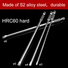 Набор отверток, 4 шт., 150 мм, 3-6 мм, легированная сталь S2, с плоской головкой, набор отверток наконечник с прорезью, магнитные прорези