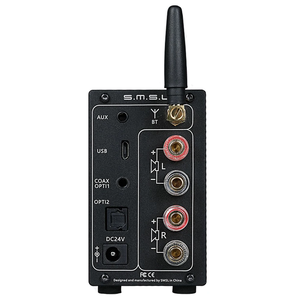 Цифровой усилитель мощности SMSL AD18 80W2 Bluetooth 4 2 HIFI USB DSP|smsl usb|amplifier digitalamplifier power |