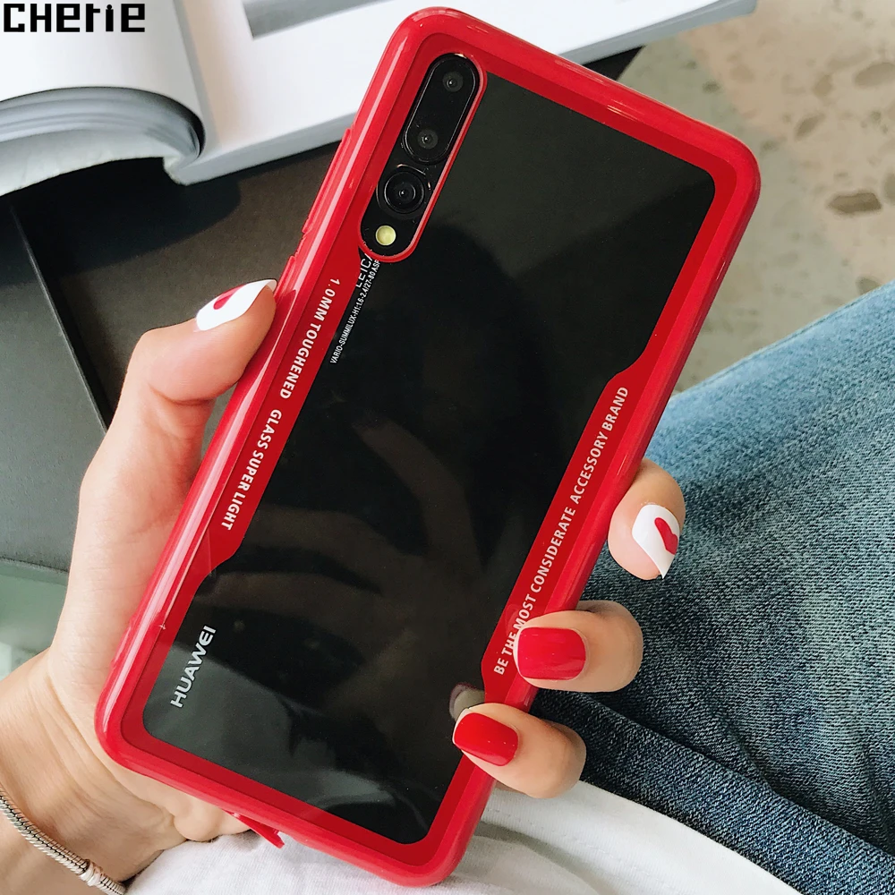 Чехол для Huawei Honor 10 Lite 8X акриловый Мягкий силиконовый чехол Mate 20 Nova 3i 3 P Smart Plus