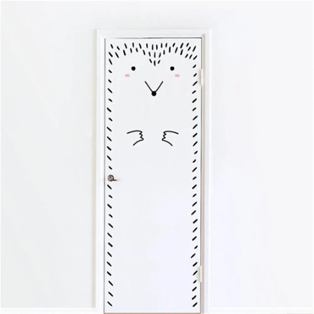 Ellenmar мультяшный ежик дизайн наклейки на стену украшение двери наклейка для