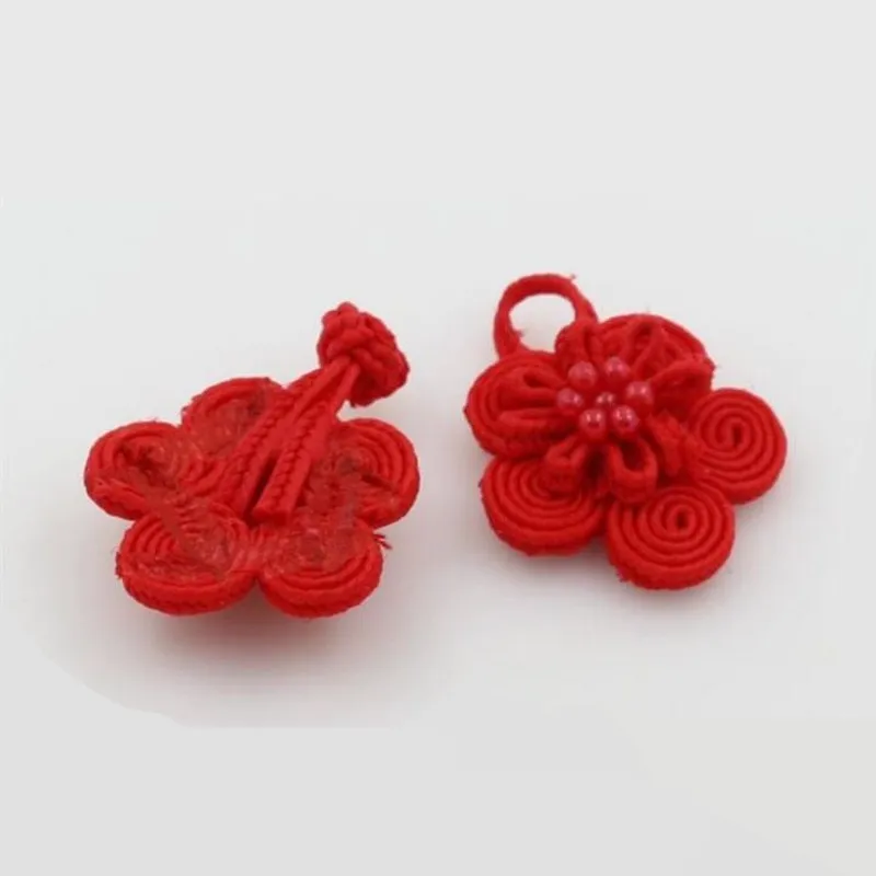DoreenBeads 5 пар китайская лягушка закрытие узел застежка Пуговицы Cheongsam украшение для свадебного приглашения ручной работы цветок кнопка