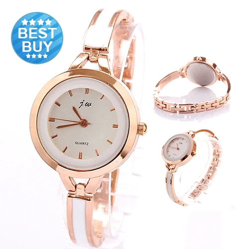 Reloj mujer новинка 2016 модные повседневные Роскошные Брендовые Часы браслет розовое