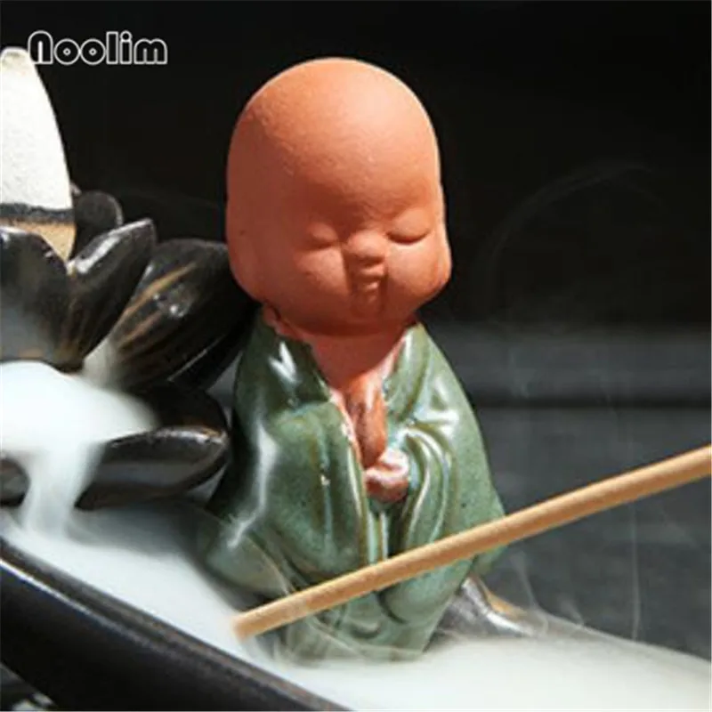 Маленький монах лодка благовония горелка Zen буддийский дом чайный домик