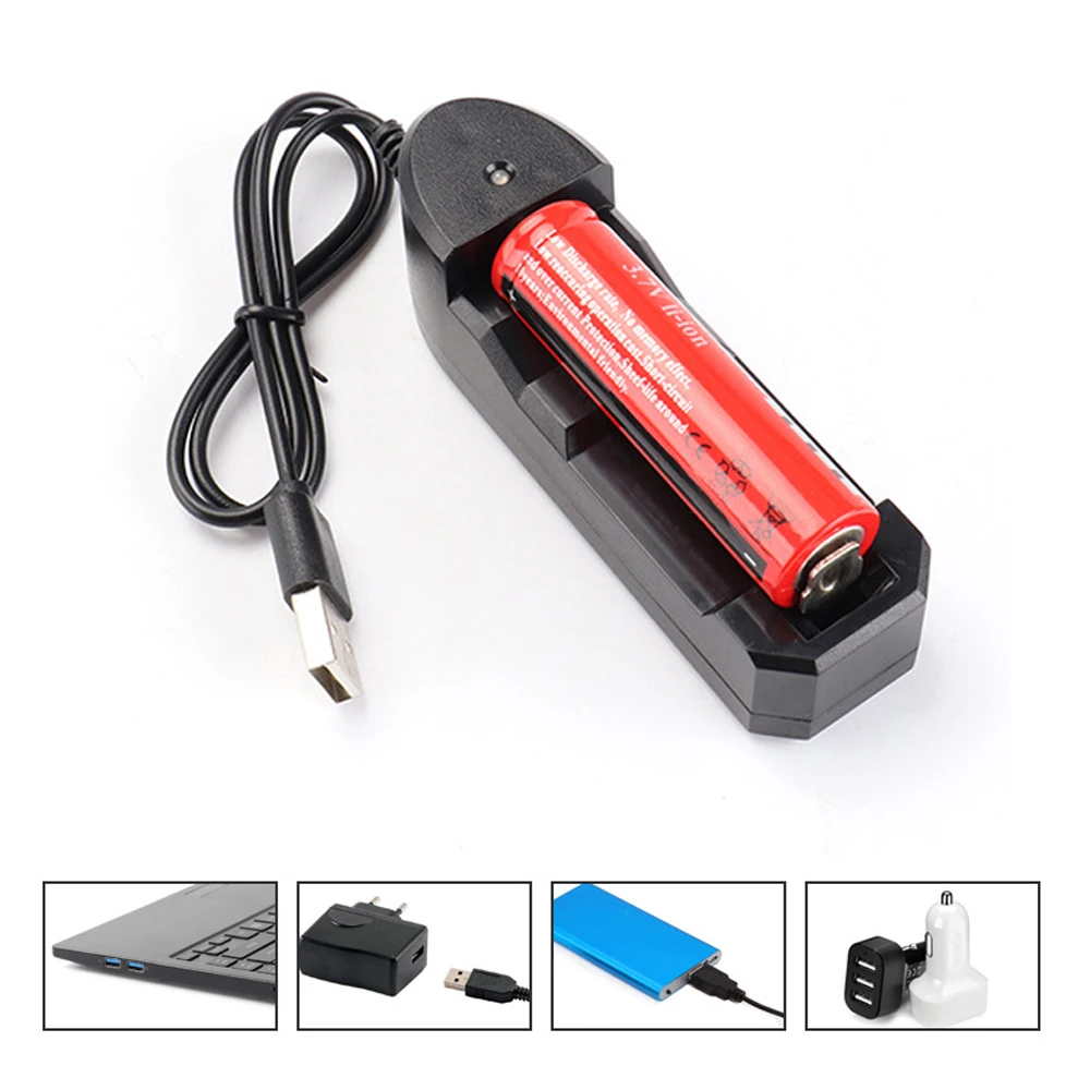 3,7 V литий-ионный аккумулятор Батарея Зарядное устройство 10440 14500 16340 16650 14650 18350 18500 18650 зарядное устройство для никель-кадмиевых или никель-металл-AAA Смарт Зарядное устройство USB независимой зарядкой