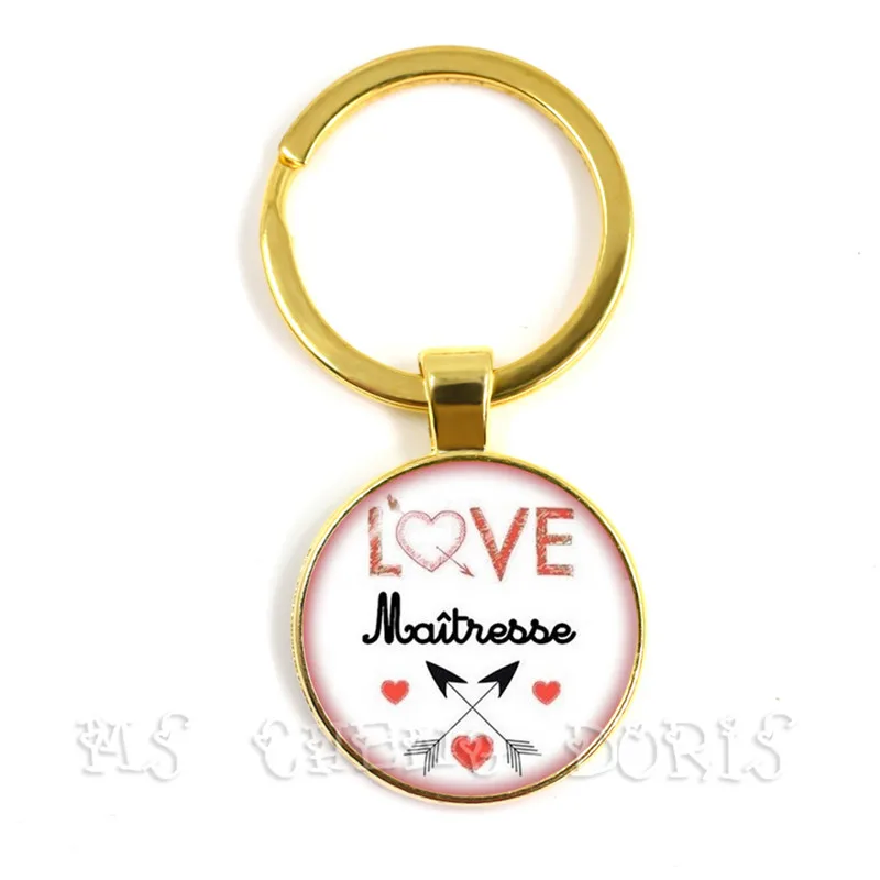 

Fashion Quote I Am A Mistress Who Dechire Key Chain Jewelry Merci Maitresse Glass Cabochon Super Maitresse Keyring Teacher Gift