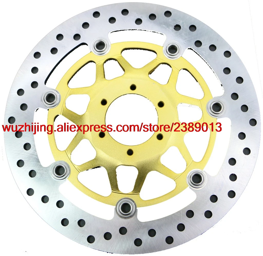 Армейский зеленый Тормозной диск ротора подходит HONDA CB F HORNET 250 1996-2001/CB N 400 1982-1988/CBR F2 400 1985-1987/CBR F 600 1995-1998 - Цвет: Армейский зеленый