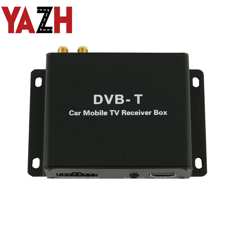 DVB-T HD/SD 2 антенны различные каналы Мобильная Автомобильная цифровая ТВ-приставка