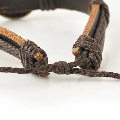 Женский Мужской многослойный браслет Bluelans из искусственной кожи|multilayer bracelet|leather