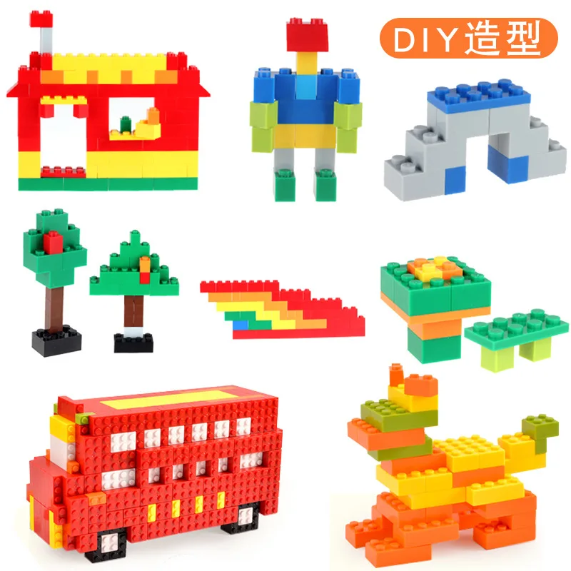500/1000 шт. строительные блоки DIY Кирпичи игрушки модели сборки фигурки обучающие для детей Совместимые