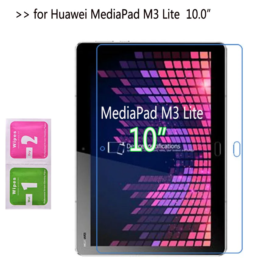2PCS Clear Soft Ultra Slim Screen Protectors For Huawei MediaPad M3 Lite 10.0&quot Tablet Protective Film | Компьютеры и офис