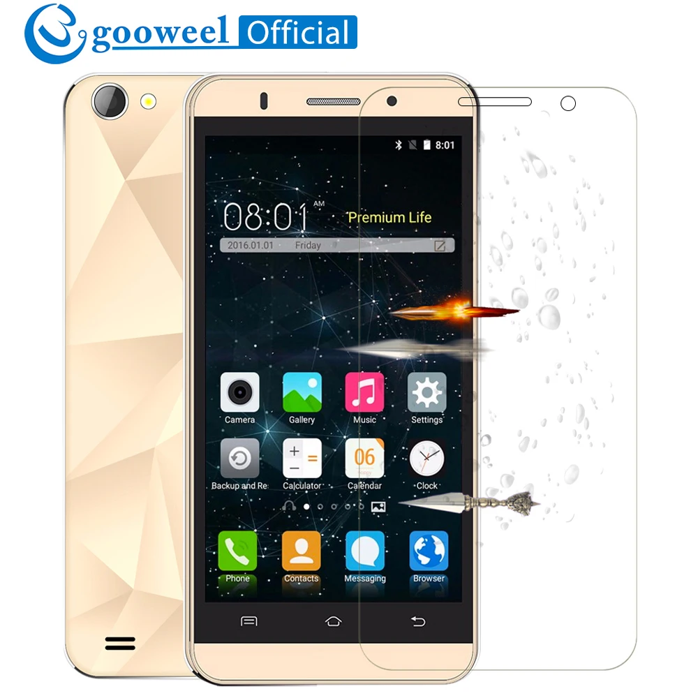 Для GOOWEE M5/M5 pro защита экрана смартфона закаленное стекло Мембрана Премиум