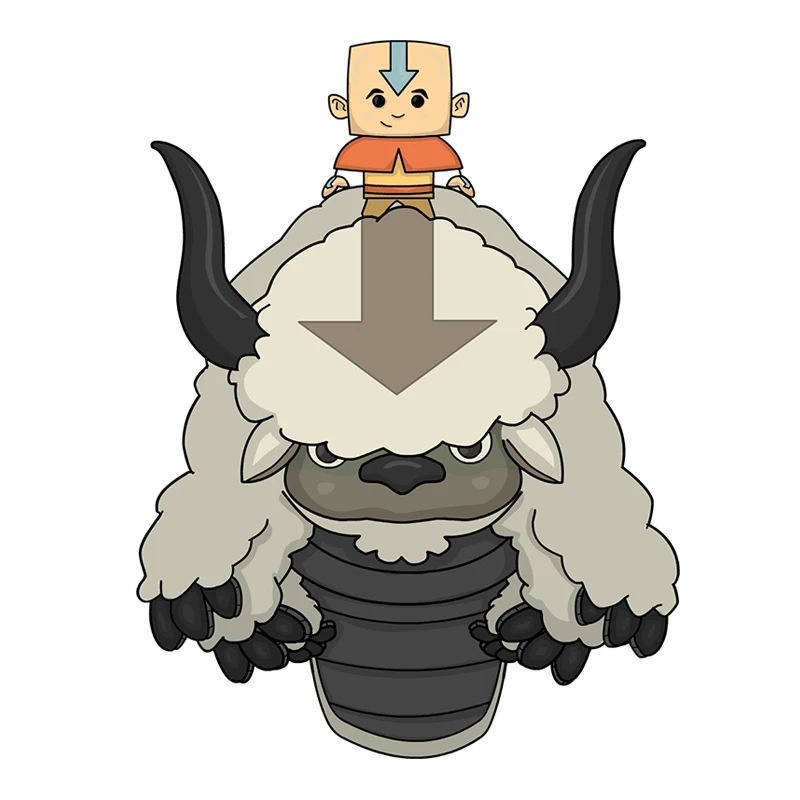 Аватар Appa и Aang Pin