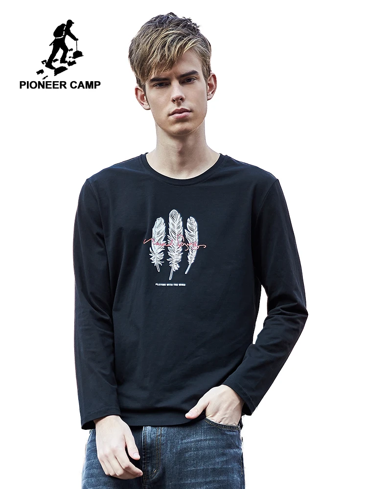 Пионерский лагерь новинка 2019 футболка с длинным рукавом для мужчин брендовая