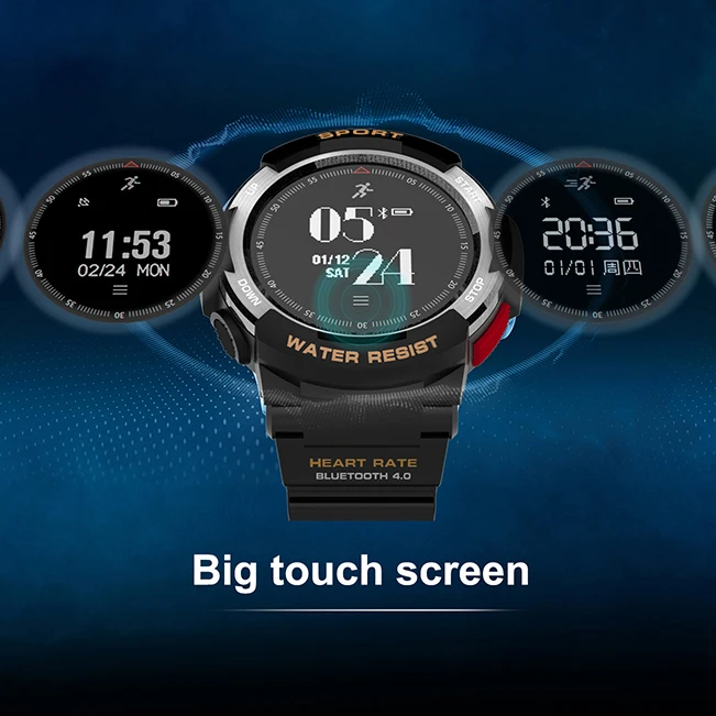 Time owner F6 Смарт часы Bluetooth Фитнес трекер Браслет умные спортивные Монитор G-датчик GPS IP68 Водонепроницаемый сердечного ритма Смарт наручные часы
