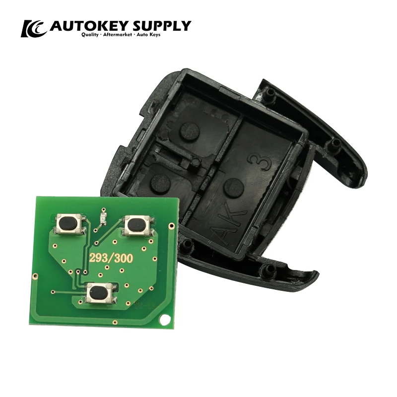 Автостайлинг для Chave Canivete 2 кнопки+ Placa+ Chip Positron+ Двойная программа(PX32/EX300) для ключа автомобиля AKBPCP064
