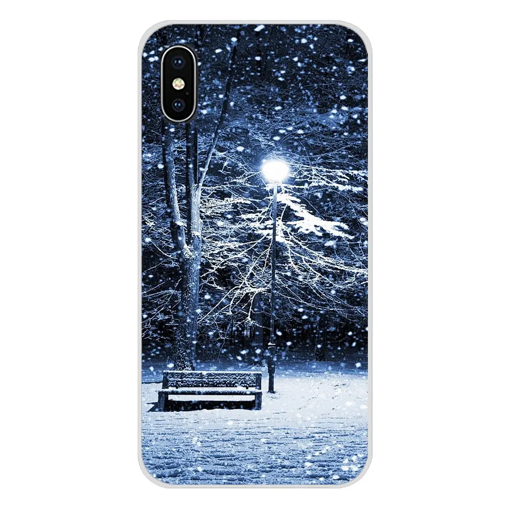 Силиконовый чехол для телефона Snow Mountain Aurora Milky Way Stars Samsung A10 A30 A40 A50 A60 A70 Galaxy S2 Note 2 3
