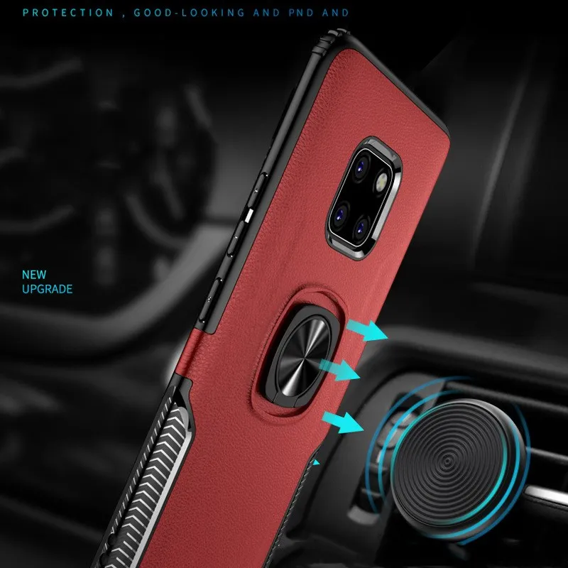Чехол для huawei Mat20pro кольцо на палец Mat20xlite Магнитная всасывающая поддержка p20pro