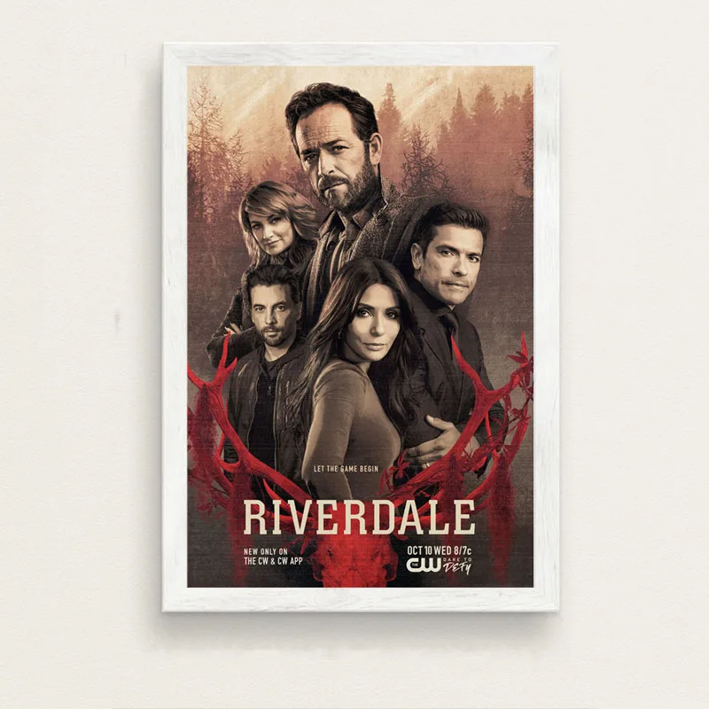 Художественная живопись ривердейл Сезон 3 горячие сериалы шоу поп-Фильм аниме постер и принты настенные картины для гостиной домашний декор - Цвет: Светло-желтый