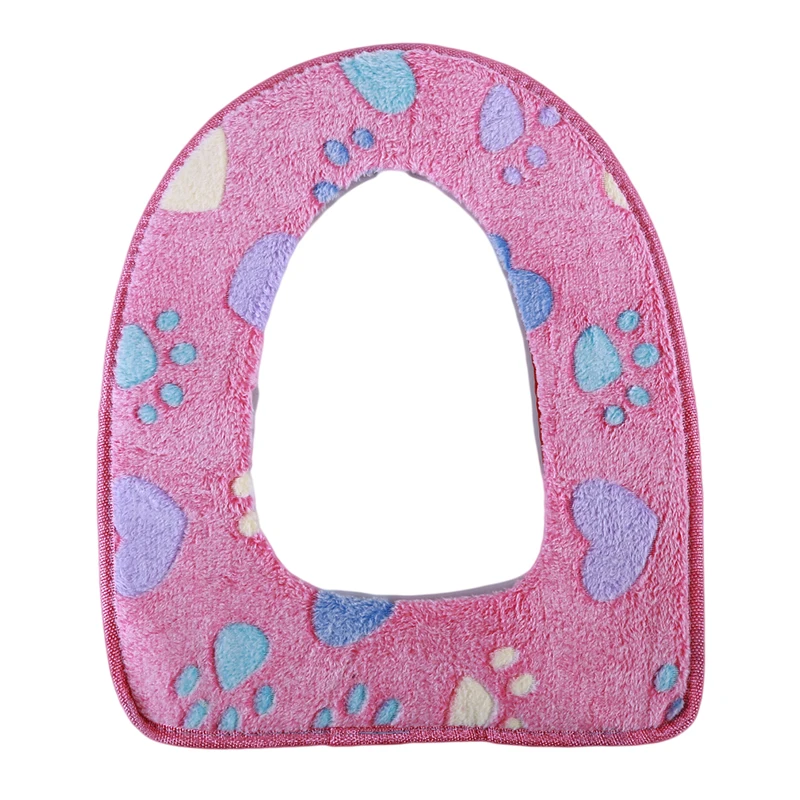 Новое модное домашнее мягкое сиденье для унитаза моющееся с молнией подушка