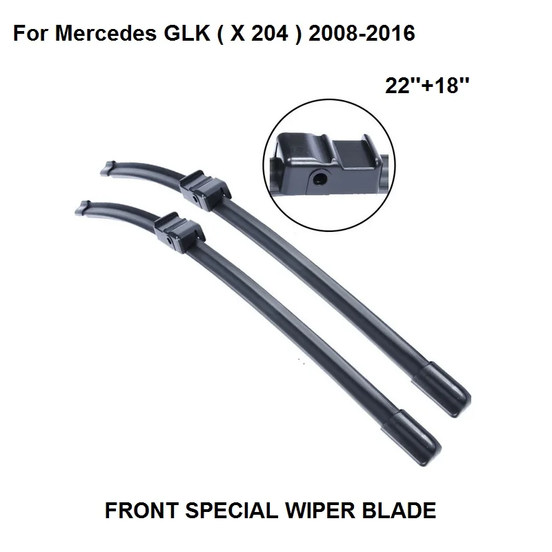 Автомобильные резиновые стеклоочистители для Mercedes GLK ( X 204 ) 2008 2016 22 ''+ 18''|auto