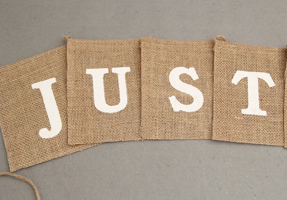 12 шт. джутовая веревка льняной реквизит для свадебных фотографий баннер джутовый