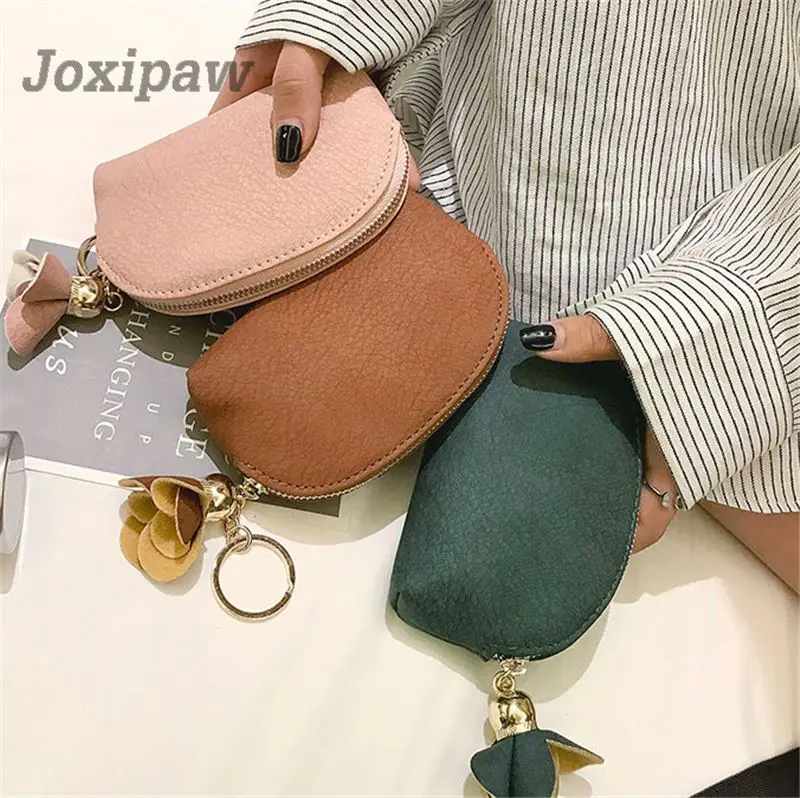 

Women Wallet Female Leather Purse Small Flower Zipper Clutch Coin Purses Designer Dollar Price Card Holder Ladies Change Wallets