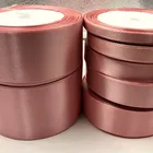 Шелковая атласная лента лилового цвета, 6 мм 10 мм 15 мм 20 мм 25 мм 40 мм 50 мм (1 рулон 25 ярдов), украшение для свадебной вечеринки, пригласительной открытки, подарочная упаковка 41