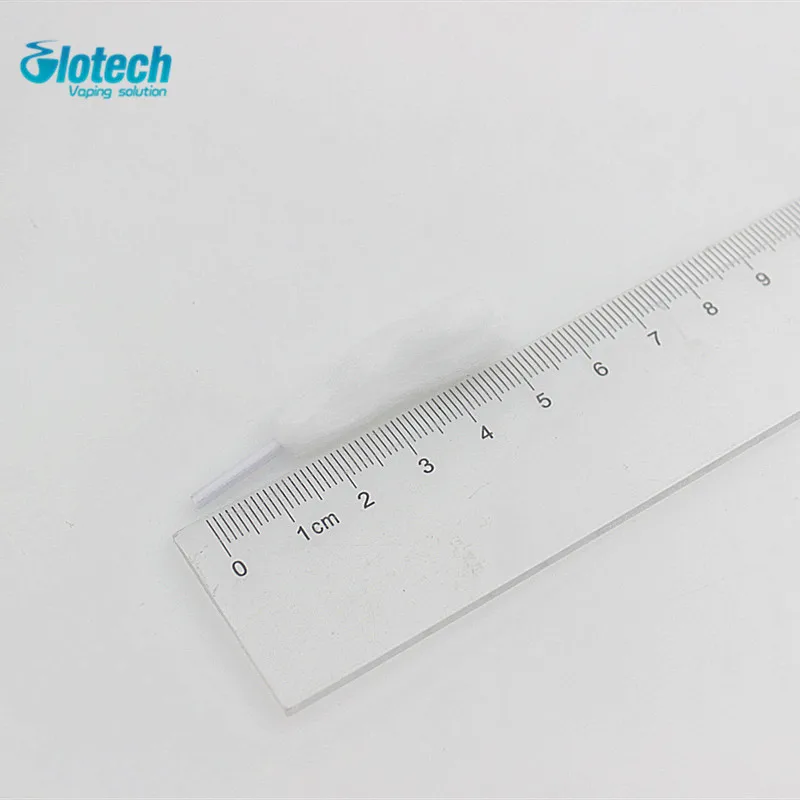 Glotech 1/2/5 сумка вата для парения, предварительно загруженные из органического хлопка для электронная сигарета Перезаправляемые Атомайзеры емкостью DIY обслуживаемых атомайзеров и дрипок, атомайзер катушка фитиль 10 шт./пакет