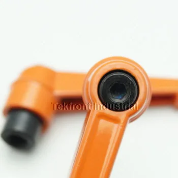 TF03003 M8 женский зажимной рычаг оранжевый. Зажимной регулируемая ручка|handle lever|clamping