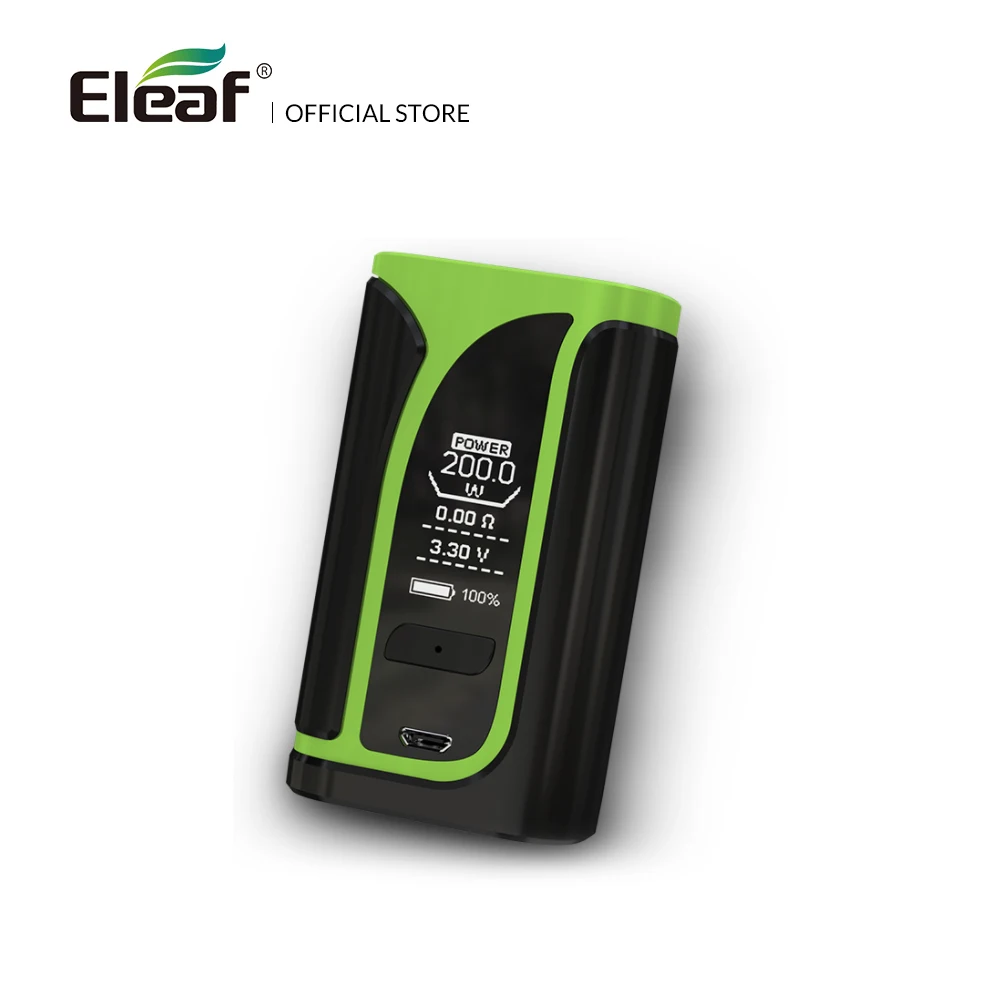 Оригинальный боксмод Eleaf iKuu i200 TC 4600 мАч встроенный аккумулятор режим VW/TC 510 Thread