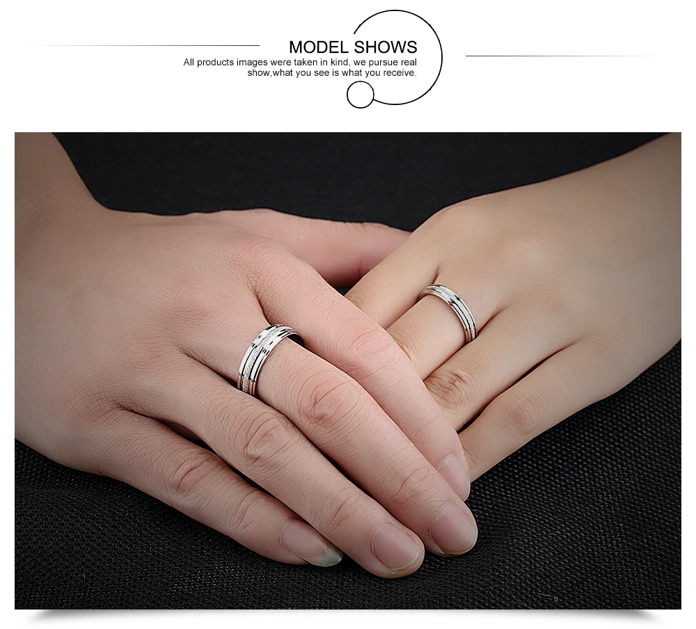 sell like hot cakes New Pearl Scrub Titanium Steel Couple Ring Buy send Chinese traditional lover red string | Украшения и