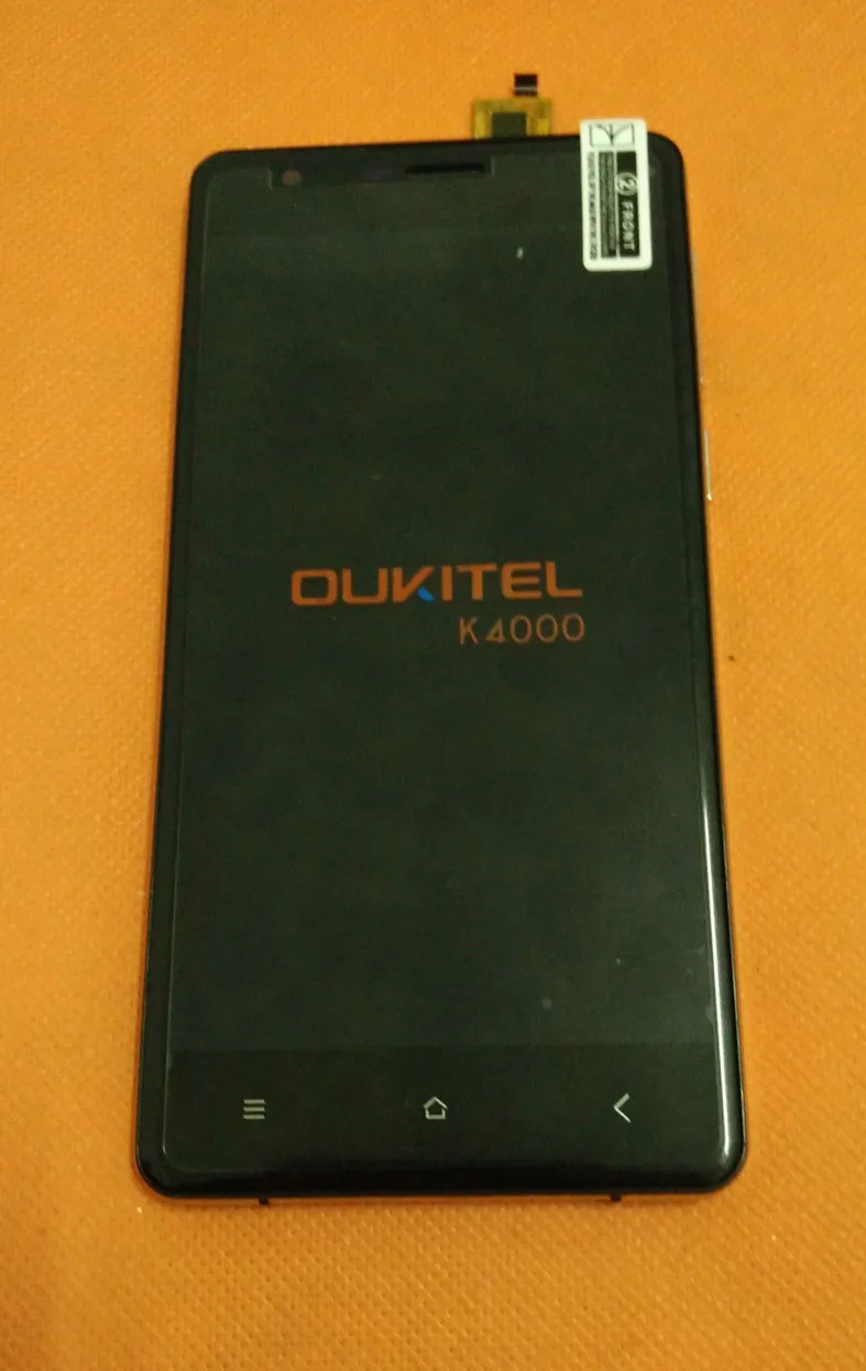 Старый оригинальный ЖК дисплей + сенсорный экран рамка для OUKITEL K4000 MTK6735 Quad Core 5 0