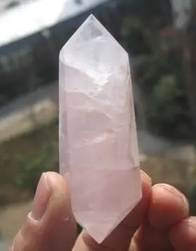 40 50 г натуральный розовый кварцевый кристалл двойное заживление|healing point|healing quartz