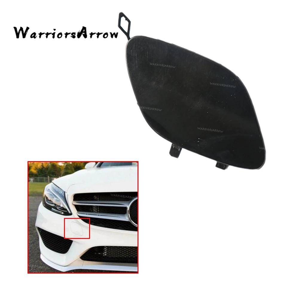 Warriorsarrow Неокрашенный передний бампер Фаркоп Обложка глаз Кепки для Mercedes-Benz w205 C300 C400 c63amg 2058850724