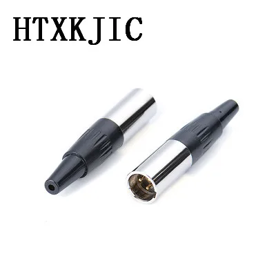 10 шт. мини XLR 4 Pin аудио кабель Разъем штекер Джек положения круговой разъем